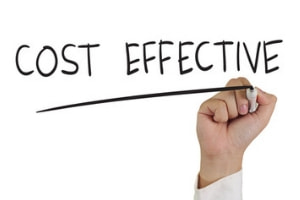 the words "cost effective"