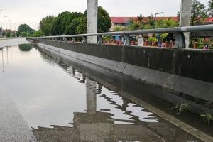 flooded street