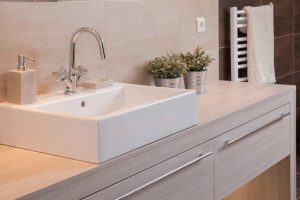 Modern sink and vanity